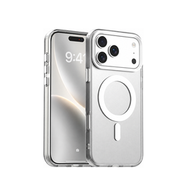 iPhone 17 Pro | iPhone 17 Pro - DeLX™ Frosted Cover m. MagSafe - Hvid - DELUXECOVERS.DK