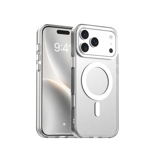 iPhone 17 Pro | iPhone 17 Pro - DeLX™ Frosted Cover m. MagSafe - Hvid - DELUXECOVERS.DK