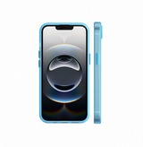 iPhone 17e / 16e | iPhone 17e / 16e - DeLX™ Translucent MagSafe Silikone Cover - Blå - DELUXECOVERS.DK