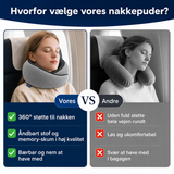 Rejsetilbehør | Rejsepude i Memoryskum - Blød og Åndbar Nakkestøtte - DeLX™ - DELUXECOVERS.DK