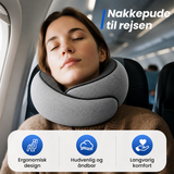 Rejsetilbehør | Rejsepude i Memoryskum - Blød og Åndbar Nakkestøtte - DeLX™ - DELUXECOVERS.DK