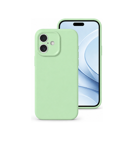 iPhone 16 | iPhone 16 - Deluxe™ Jelly Silikone Cover - Mint Grøn - DELUXECOVERS.DK