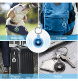 Airtag | AirTag Holder Nøglering - 4 stk Silikone Cover - Transparent/Farvet - DELUXECOVERS.DK