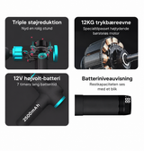 Gadgets | BOOSTER™ M2 Pro Massagepistol - Støjsvag, 6 Hoveder - Sort - DELUXECOVERS.DK