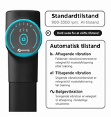 Gadgets | BOOSTER™ M2 Pro Massagepistol - Støjsvag, 6 Hoveder - Sort - DELUXECOVERS.DK