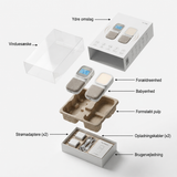 Babymonitor | LumiNest™ Babyalarm m. tovejskommunikation og lang rækkevidde - DELUXECOVERS.DK