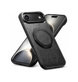 iPhone 17 Air | iPhone 17 Air - Suteni® 360° vegan-læder cover M. MagSafe - Sort - DELUXECOVERS.DK