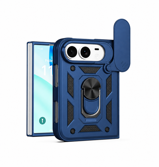 iPhone Fold - NX Pro™ Armor Cover m. Ring Holder - Blå