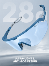 Universal Løbeudstyr | Lamicall™ Løbe- & Cykelbriller – UV400 – Letvægt - 180° View - Ocean - DELUXECOVERS.DK