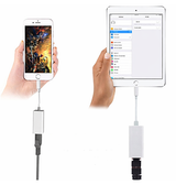 Adapter | Lightning til Ethernet Adapter til iPhone / iPad - 100MBS - Hvid - DELUXECOVERS.DK