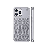 iPhone 15 Pro Max | iPhone 15 Pro Max - LUX™ PRO Premium Aluminium Cover - Sølv - DELUXECOVERS.DK