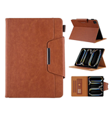 iPad Air 6 11" 2024 | iPad Air 11" (2024/2025) - Verona™ Multietui Ægte Læder Cover - Brun - DELUXECOVERS.DK