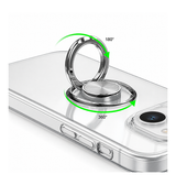 iPhone 15 | iPhone 15 - DeLX™ Silikone Cover M. Ring - Gennemsigtig - DELUXECOVERS.DK