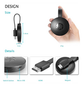 Gadgets | MiraScreen G2-4 - HDMI TV/Film Streamer Cast - Sort - DELUXECOVERS.DK
