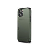iPhone 15 Pro | iPhone 15 Pro - Deluxe™ Håndværker Cover M. Kortholder - Army - DELUXECOVERS.DK