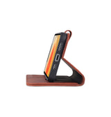 iPhone 12 | iPhone 12 - AZNS™ Diary Læder Etui / Taske M. Pung - Brun - DELUXECOVERS.DK
