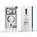 iPhone 18 Pro | iPhone 18 Pro - DUX DUCIS™ Aimo MagSafe Cover - Sort/Gennemsigtig - DELUXECOVERS.DK
