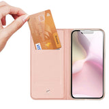 iPhone 16e | iPhone 16e - DUX DUCIS™ Pro Series Flipcover - Rose - DELUXECOVERS.DK