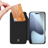 iPhone 17 Pro Max | iPhone 17 Pro Max - DUX DUCIS™ Pro Series Flipcover - Sort - DELUXECOVERS.DK