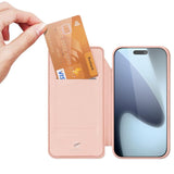 iPhone 17 Pro | iPhone 17 Pro - DUX DUCIS™ Pro Series Flipcover - Pink - DELUXECOVERS.DK