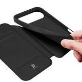 iPhone 17 Air | iPhone 17 Air - DUX DUCIS™ Pro Series Flipcover - Sort - DELUXECOVERS.DK