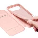 iPhone 17 Air | iPhone 17 Air - DUX DUCIS™ Pro Series Flipcover - Pink - DELUXECOVERS.DK