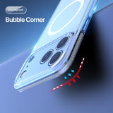 iPhone 17 Pro Max | iPhone 17 Pro Max - DUX DUCIS™ Magnet Cover M. MagSafe - Gennemsigtig - DELUXECOVERS.DK