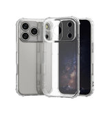 iPhone 18 Pro Max - Silent Stødsikker Silikone Cover - Gennemsigtig