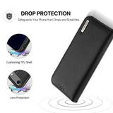 iPhone 17 Air | iPhone 17 Air - DUX DUCIS® Ægte Læder Etui M. Kortholder - Sort - DELUXECOVERS.DK