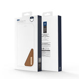 iPhone 17 Air | iPhone 17 Air - DUX DUCIS® Ægte Læder Etui M. Kortholder - Brun - DELUXECOVERS.DK