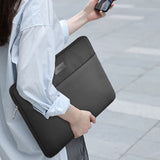 Macbook Sleeve | MacBook Pro/Air 15" -  WIWU™ Minimalist Polyester Sleeve - Sort - DELUXECOVERS.DK