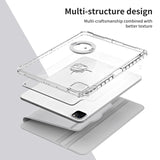 iPad Air 4/5 (2020/2022) - Akrylisk 360° Cover m. Stander - Lysegrå