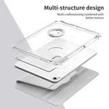 iPad Pro 12,9" (2018) - Akrylisk 360° Cover m. Stander - Lysegrå