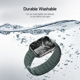 Apple Watch 38mm | Apple Watch (38/40/SE/41/42mm) - DUX DUCIS® Twill Magnetisk Rem - Evergreen - DELUXECOVERS.DK