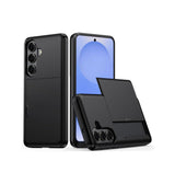 Samsung Galaxy S26 Plus - Deluxe™ Håndværker Cover M. Kortholder - Sort