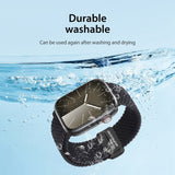Apple Watch 42mm | Apple Watch (42/44/SE/45/46/49mm) - DUX DUCIS™ Interwoven Nylon Rem - Midnight - DELUXECOVERS.DK