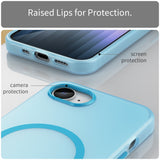 iPhone 16e | <AAA>iPhone 16e - DeLX™ Translucent MagSafe Silikone Cover - Blå - DELUXECOVERS.DK