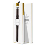 Apple Watch 42mm | Apple Watch (42/44/SE/45/46/49mm) - DUX DUCIS™ Business ægte læderrem - Brun - DELUXECOVERS.DK