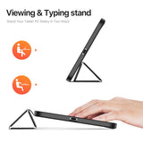 iPad Mini 8 - DUX DUCIS™ Trifold Læder Cover M. Stander - Sort