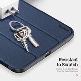iPad Mini 8 - DUX DUCIS™ Trifold Læder Cover M. Stander - Blå