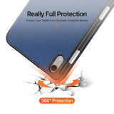 iPad Mini 8 - DUX DUCIS™ Trifold Læder Cover M. Stander - Blå