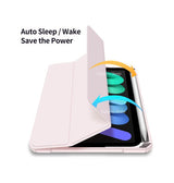 iPad Mini 8 - Dux Ducis™ Mesh Design Trifold Cover - Lyserød