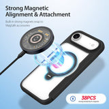 iPhone 17 Air | iPhone 17 Air - DUX DUCIS® 2-i-1 Cover M. MagSafe - Sort - DELUXECOVERS.DK