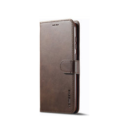 Samsung Galaxy S25 Plus | Samsung Galaxy S25 Plus - LC.IMEEKE™ Læder Cover M. Kortholder - Brun - DELUXECOVERS.DK