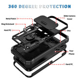 iPhone 17 Pro | iPhone 17 Pro - NX Pro™ Armor Cover m. Ring Holder - Sort - DELUXECOVERS.DK