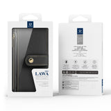 iPhone 17 Pro Max | iPhone 17 Pro Max - DUX DUCIS™ 2-i-1 Læder Etui M. Aftageligt Cover - sort - DELUXECOVERS.DK