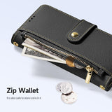 iPhone 17 Pro | iPhone 17 Pro - DUX DUCIS™ 2-i-1 Læder Etui M. Aftageligt Cover - sort - DELUXECOVERS.DK