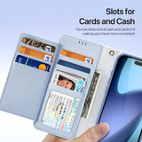 iPhone 17 Air | iPhone 17 Air - DUX DUCIS™ 2-i-1 Læder Etui M. Aftageligt Cover - Blå - DELUXECOVERS.DK