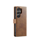Samsung Galaxy S26 Ultra - Vintage 2-i-1 læder etui (aftageligt cover) – Brun – DG.MING™