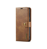 Samsung Galaxy S26 - Vintage 2-i-1 læder etui (aftageligt cover) – Brun – DG.MING™
